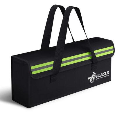 FLASLD E-Bike Akku Feuerfest Lipo Safe Tasche 49x11x18cm