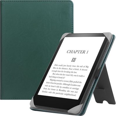Universal eReader Hülle 6 Zoll Folio Ständer mit Handschlaufe Mint