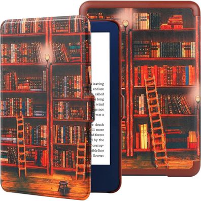 HGWALP Hülle für New Amazon Kindle 6" (11. Gen, 2024/2021) - Ultra Slim PU