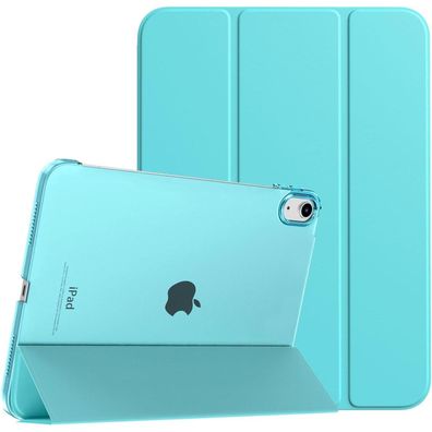TiMOVO iPad 10.9 2022 Hülle Azurblau Smart Case Cover Magnetic Stand