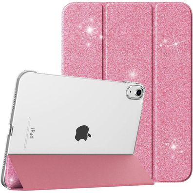 TiMOVO iPad 10.9 Hülle 2022, Schlank Smart Cover, Auto Wake/Sleep, Glitzer