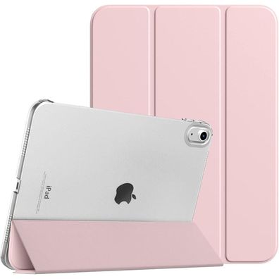 iPad 10.9 Hülle Smart Case Cover mit Ständer, Auto Sleep/Wake, Hellrosa - 2022