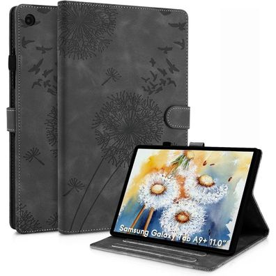 Rostsant Galaxy Tab A9+ Hülle Schwarz Löwenzahn