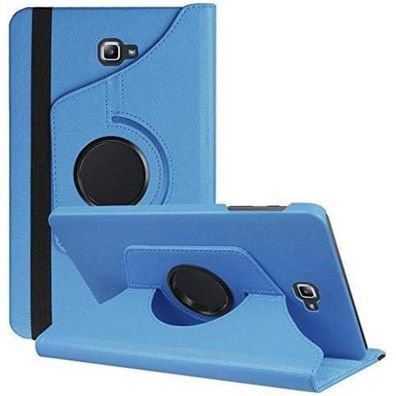 Schutzhülle für Samsung Tab A6 10.1 360° Drehung Standfunktion Himmelblau
