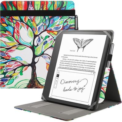 HoYiXi Hülle für Kindle Scribe & Kobo Elipsa mit Ständer Baum