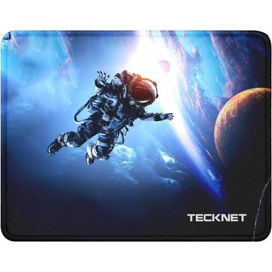 Tecknet Mauspad 28x21 cm Gaming Mousepad Wasserdicht Rutschfest Büro