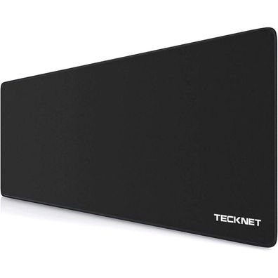 Tecknet Mauspad XXL Speed Gaming 900x400 mm Schwarz Wasserdicht rutschfeste