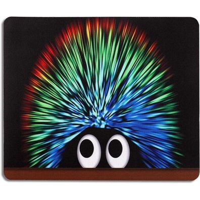 Mauspad mit Motiv Klein Cute Design Mousepad Bunt 24 x 20cm Igel-87