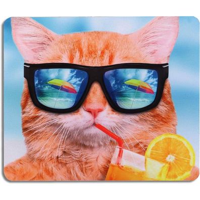 Kleines Mauspad Niedliches Design 24x20 cm Mousepad abwaschbar rutschfeste