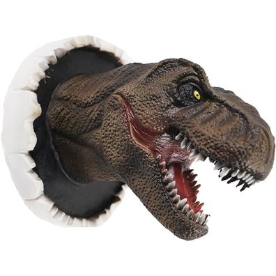 3D Dinosaurier Wandbehang 22x14x16cm Lebensechte Wandplatte Ornament