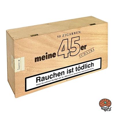 meine 45er Sumatra, 50 Petit Corona Zigarren