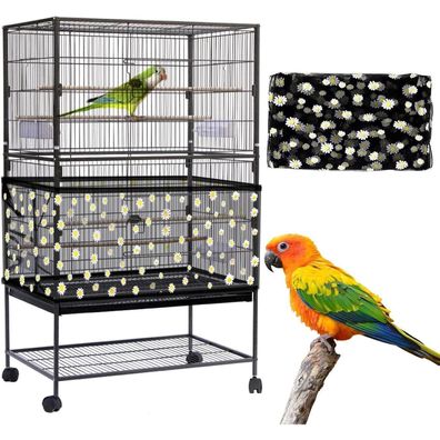 Vogelkäfig Abdeckung Samenfänger Papageien Kordelzug Netz 118 Zoll Runde