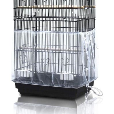 Verstellbare Vogelkäfig Abdeckung Nylonnetz Papageien