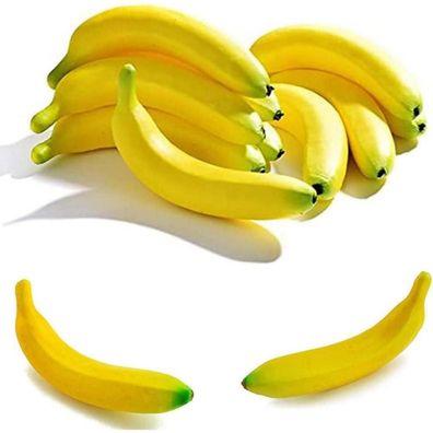 Künstliche Banane Deko 10 Stück Latrat Lebensecht Gefälschtes Obst Fest