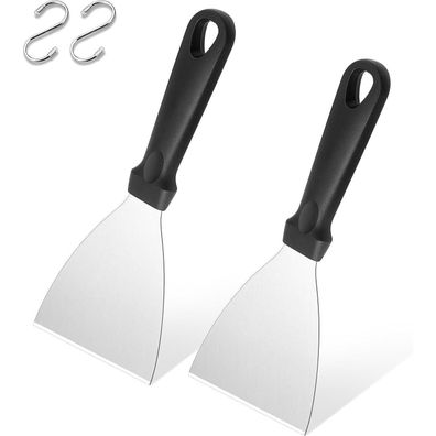 Herogo Grillspachtel Set Edelstahl BBQ Steak Grillen Teppanyaki Fleisch