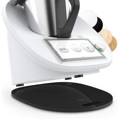 Siegvoll Gleitbrett für Thermomix TM6 TM5 - Acryl Schwarz Hochglanz