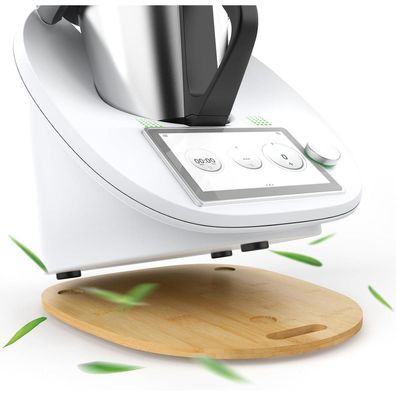Gleitbrett für Thermomix TM6 TM5 aus Bambus, rutschfest & stoßdämpfend