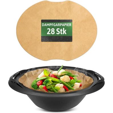 Dampfgarpapier Varoma 28 Stück, Backpapier Thermomix TM6 TM5 TM31