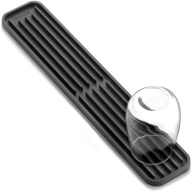 Silikon Abtropfmatte schmal Trockenmatte für Gläser Flaschen Spülmaschinenfest