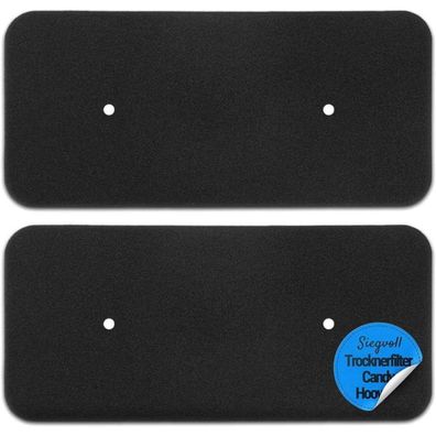 Trockner Filter für Hoover Candy 40006731 2er-Set 275 x 125 x 10 mm