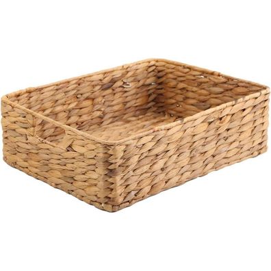 YAHUAN Wasserhyazinthe Aufbewahrungskorb Schubladenkorb Regale Toilettenpapier