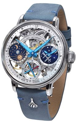 Poljot International Herrenuhr Handaufzug Orbita Grau/Türkis 9931.2940555