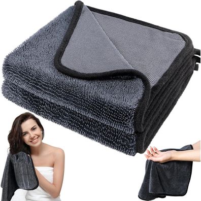Shiny Bath Trockentuch 2er Set 40x40cm Mikrofasertuch Auto Dusche Bad