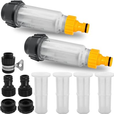 Wasserfilter Gartenschlauch 2 Stück Set 3/4 Zoll Vorfilter Filtereinsatz