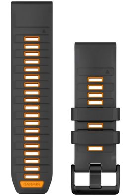 Garmin Quickfit Silikonband 26 mm Graphit/Funkenorange 010-13393-05