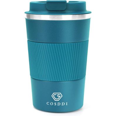 CS COSDDI Thermobecher Isolierbecher Travel Mug 13oz Edelstahl Vakuum