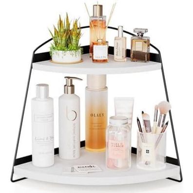 Puricon 2 Etagen Eck Organizer für Badezimmer und Küche