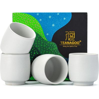 Teanagoo Chinesische Teetasse 205ml 4er Set Ruware