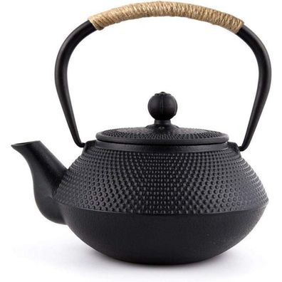 Japanische Teekanne Gusseisen Edelstahl Teesieb Losen Tee 0.8L 800ml