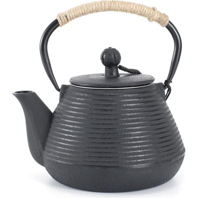 Gusseisen Teekanne mit Warmhalter 1000 ml Teesieb lose Blätter 35 Unzen