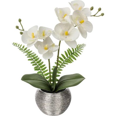 Künstliche Orchidee Deko Blumen Phalaenopsis Wohnzimmer Büro