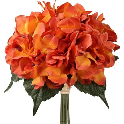 Kunstblume Hortensien Seiden-Blumen Bouquet Hochzeit Party Tisch Büro Deko