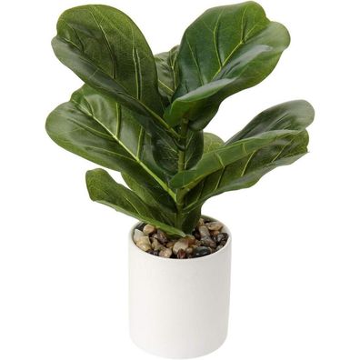 Künstliche Monstera Kunstpflanze im Topf 31cm für Büro Dekoration
