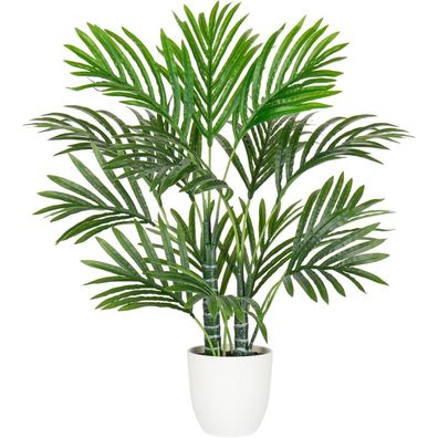 Kunstpflanze Palme 60cm Groß Kunstpflanze Areca-Palme Real-Touch Aesthetic Deko