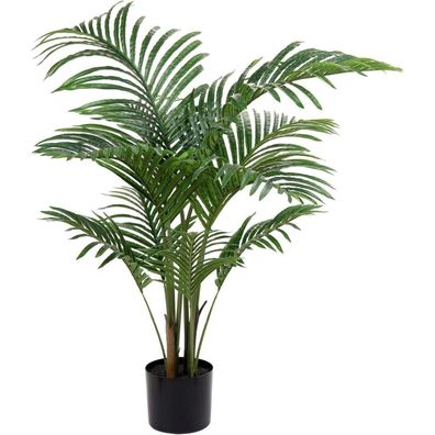 Künstliche Palme Kunstpflanze 110cm groß - Tropische Deko Aesthetic