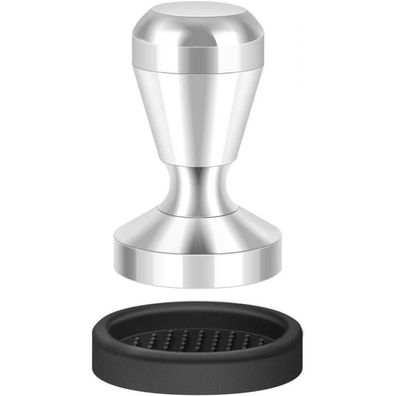 Espresso Tamper 51mm Edelstahl Silikonkissen Kaffee Stampfer