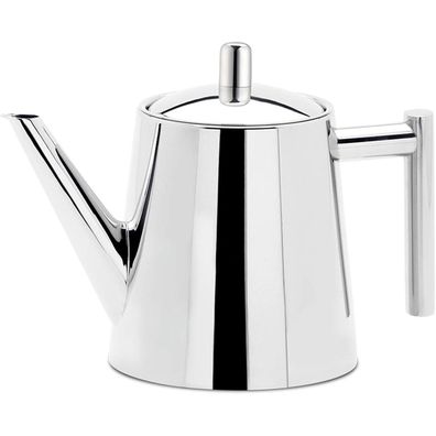 Edelstahl Teekanne 800ml mit Siebeinsatz für Früchte und Kräutertee