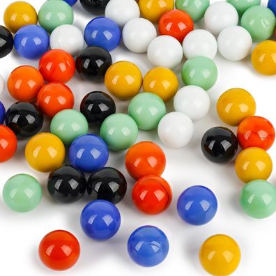 90 bunte Glasmurmeln 1,6cm Spielzeug Murmelspiel Chinese Checkers