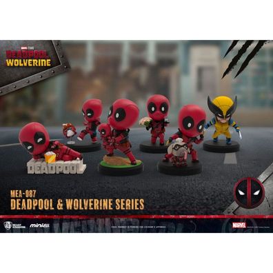 Deadpool 3 Deadpool & Wolverine Series Mini Egg Attack Figuren Set 8 cm