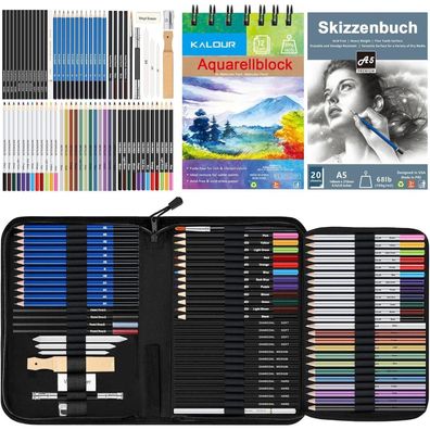 Künstler-Zeichen- und Skizzierkit-Set