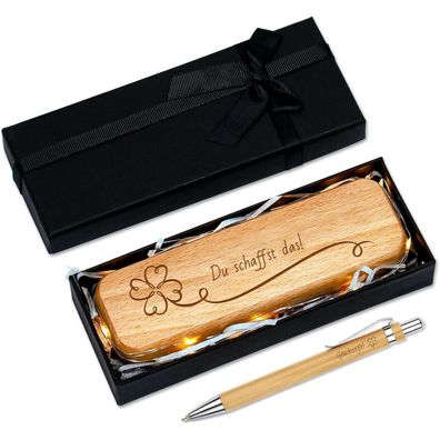 Sinseike Kugelschreiber Holzbox Gravur Geschenkbox Nachhaltig Kollegen Freund
