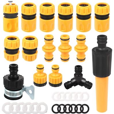 Gartenschlauchverbinder Set 1/2 Zoll Gardena 16tlg inkl. Wasserstop Y-Stück Düse