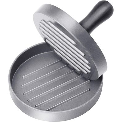 Burgerpresse Edelstahl Lebensmittelqualität 11.5 cm Antihaft mit ABS-Griff