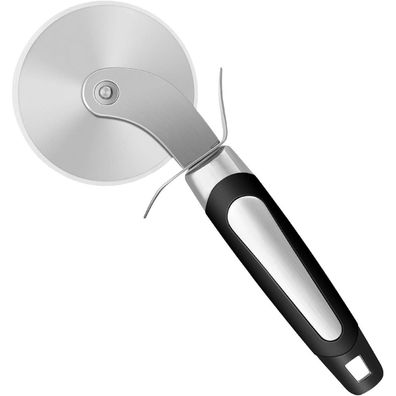 Pizzaschneider Pizzarad scharfe Klinge Krusten Torten Schwarz