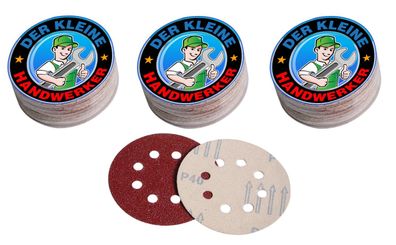 Schleifscheiben ø125mm satz 150 St. 10x k40-60-80-120-180