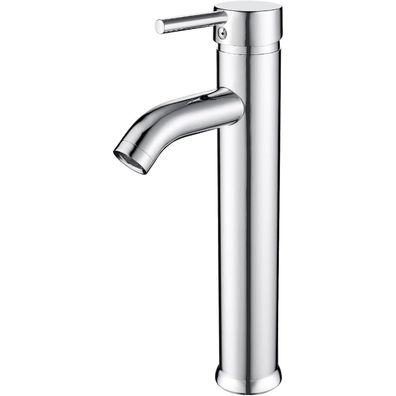 Moderne Waschtischarmatur Bad Hoch, Chrom Wasserhahn mit Keramikkartusche